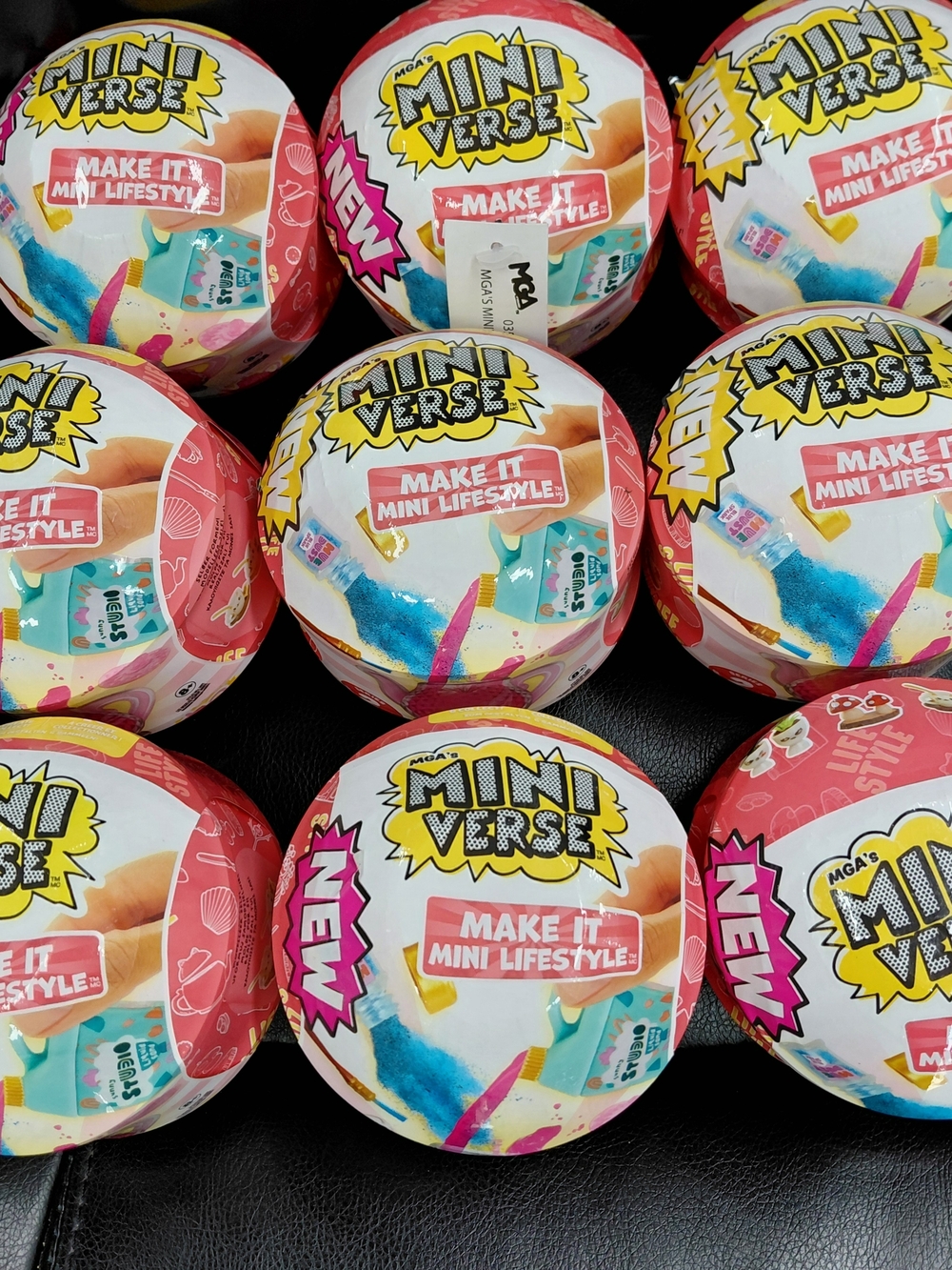 MGA's Mini Verse Make It Mini Lifestyle Series 2 - Lot Of 9 Mystery Balls